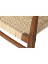 Silla Teca Ratán 58X50X86 Marrón.