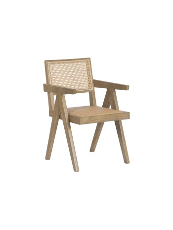 Silla Olmo Ratán 56,5X60X86 Rejilla Natural.