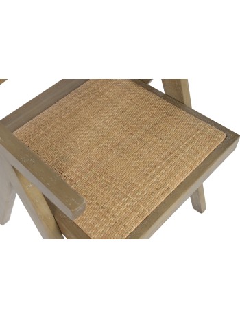 Silla Olmo Ratán 56,5X60X86 Rejilla Natural.