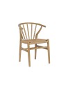 Silla Olmo Ratán 57X47X79 Natural.