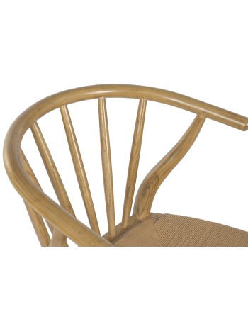 Silla Olmo Ratán 57X47X79 Natural.
