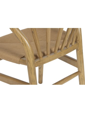 Silla Olmo Ratán 57X47X79 Natural.