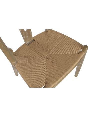 Silla Olmo Ratán 55X46X80 Natural.