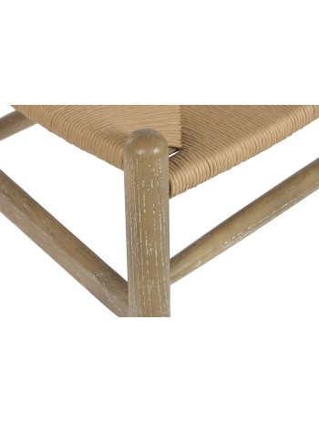 Silla Olmo Ratán 55X46X80 Natural.