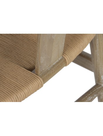 Silla Olmo Ratán 55X46X80 Natural.