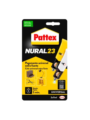 Nural 23 transparente de 22 ml, compuesto por  2 Tubos 11+11 ml
