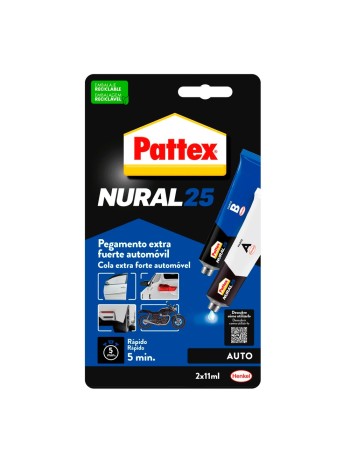 Nural 25 Transparente de 22 ml, compuesto por 2 Tubos 11+11 ml.
