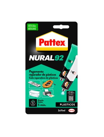 Nural 92 Transparente de 22 ml, compuesto por 2 Tubos 11+11 ml