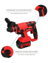 Martillo Perforador SDS Plus a Batería o Taladro