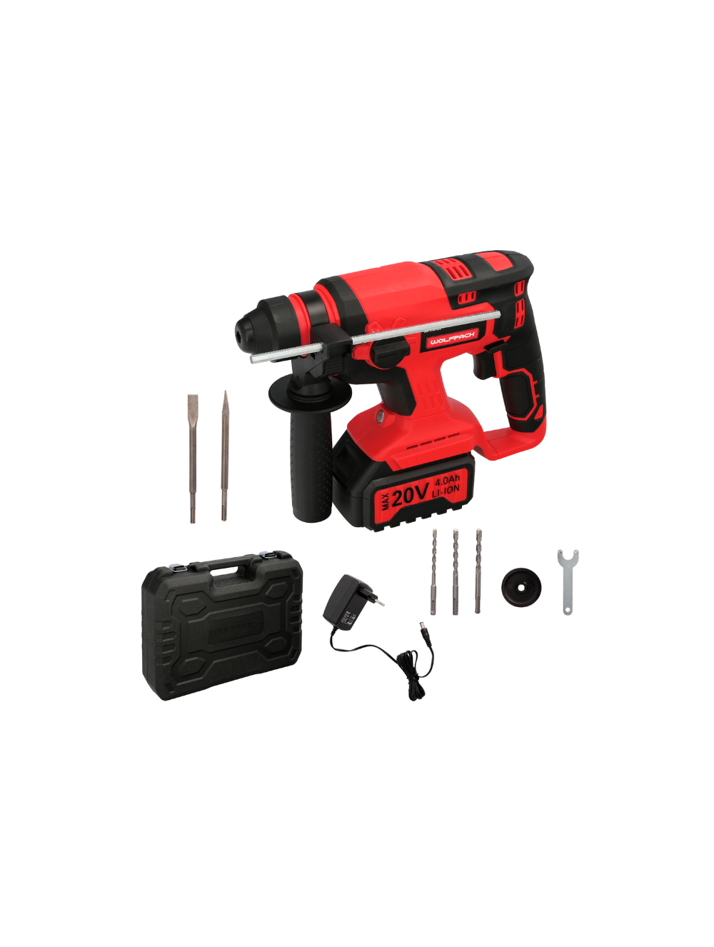 Martillo Perforador SDS Plus a Batería o Taladro