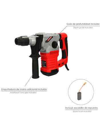 Martillo Perforador SDS Plus o Taladro o Martillo Demoledor