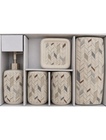 Juego de baño de 5 piezas
