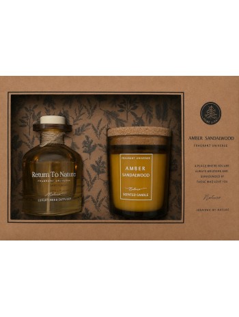 Set Aromático Amber Sandalwood