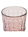 Vaso Agua Rosa, Con Grabado