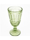 Copa Champan Verde, Con Grabado