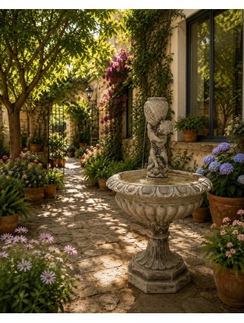Fuente De Jardín.