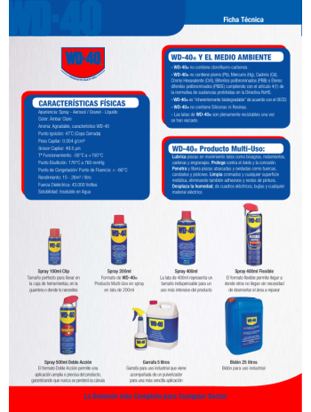 3 EN 1 WD-40 Producto Multi-uso