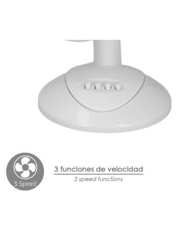 Ventilador Sobremesa 45W