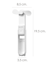 Mini Ventilador Plegable Con Batería