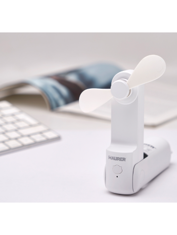 Mini Ventilador Plegable Con Batería