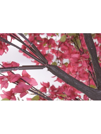 Arbol Poliester PE 150X150X300 Buganvilla Fucsia.