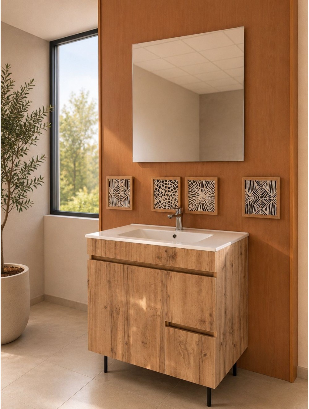 Conjunto Mueble de baño 80cm