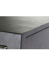 Armario Acacia Metal 100X40X175 Marrón Oscuro.