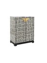 Armario Hueso 80X41X104 Taracea Bicolor.