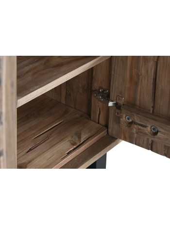 Armario Teca Reciclada Coco 80X40X200 2 Puertas.