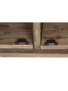 Armario Teca Reciclada Coco 80X40X200 2 Puertas.