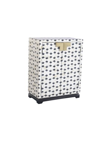 Armario Hueso 80X41X104 Taracea Bicolor.