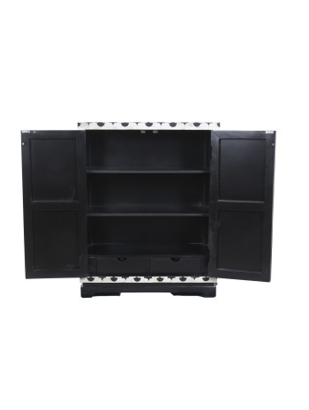 Armario Hueso 80X41X104 Taracea Bicolor.