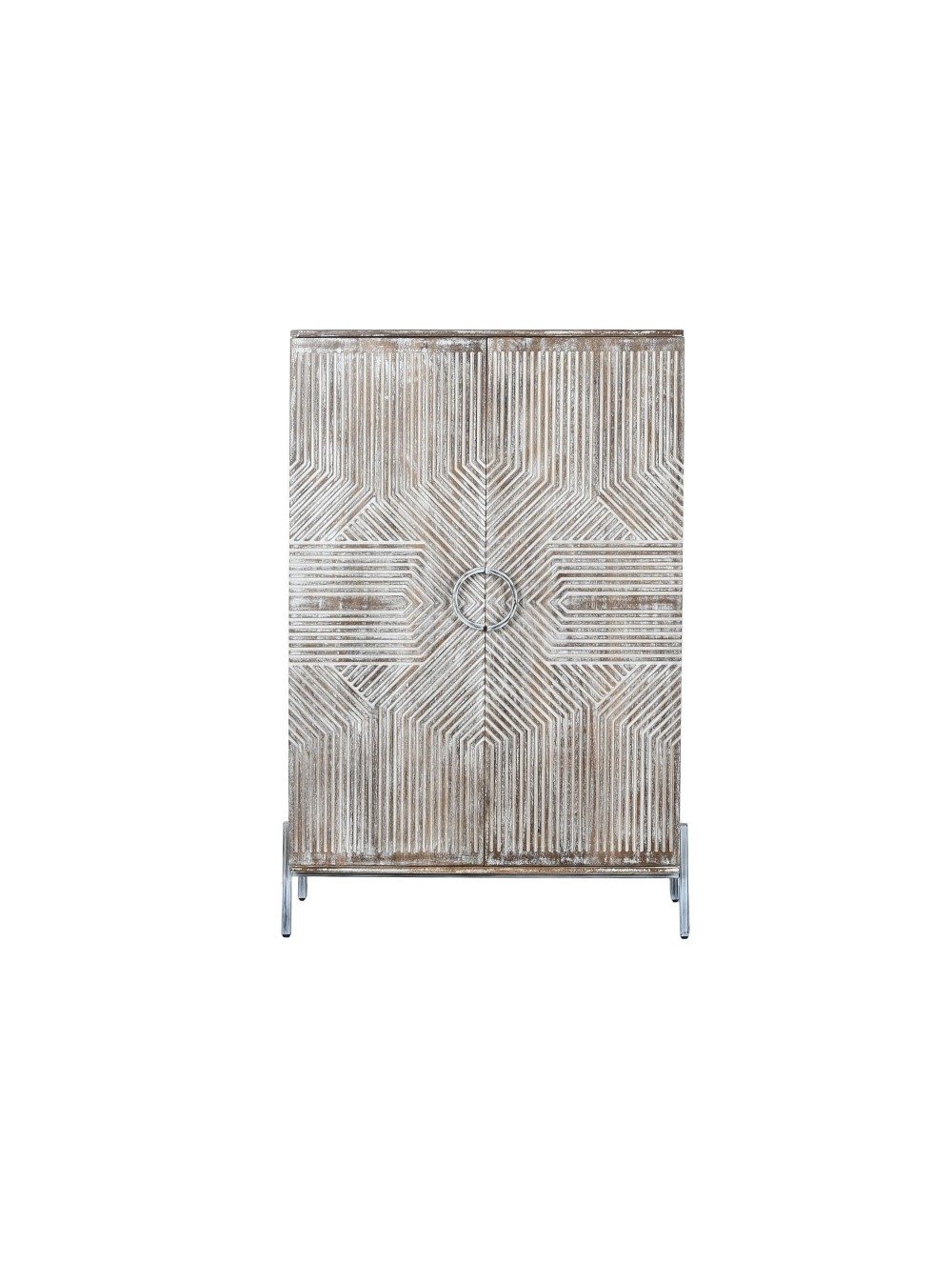 Armario Mango 85X38X134 Decape Blanco.