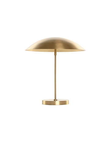 Lampara Sobremesa Latón Patinado 45X45X50 Dorado.