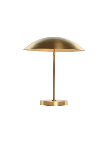 Lampara Sobremesa Latón Patinado 45X45X50 Dorado.