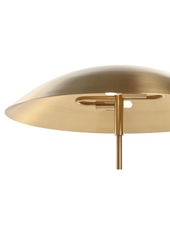 Lampara Sobremesa Latón Patinado 45X45X50 Dorado.