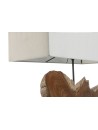 Lámpara Sobremesa Teca Hierro 60X20X55.