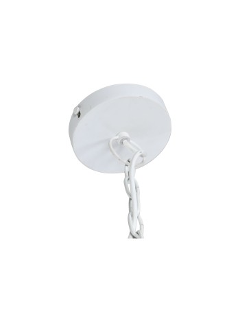 Lámpara Techo Hierro 58X58X85 Patinado Blanco.
