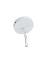 Lámpara Techo Hierro 58X58X85 Patinado Blanco.