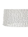 Lámpara Techo Hierro Madera 58X58X71 Blanco.