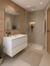 Conjunto Mueble de baño Suspendido 80 cm